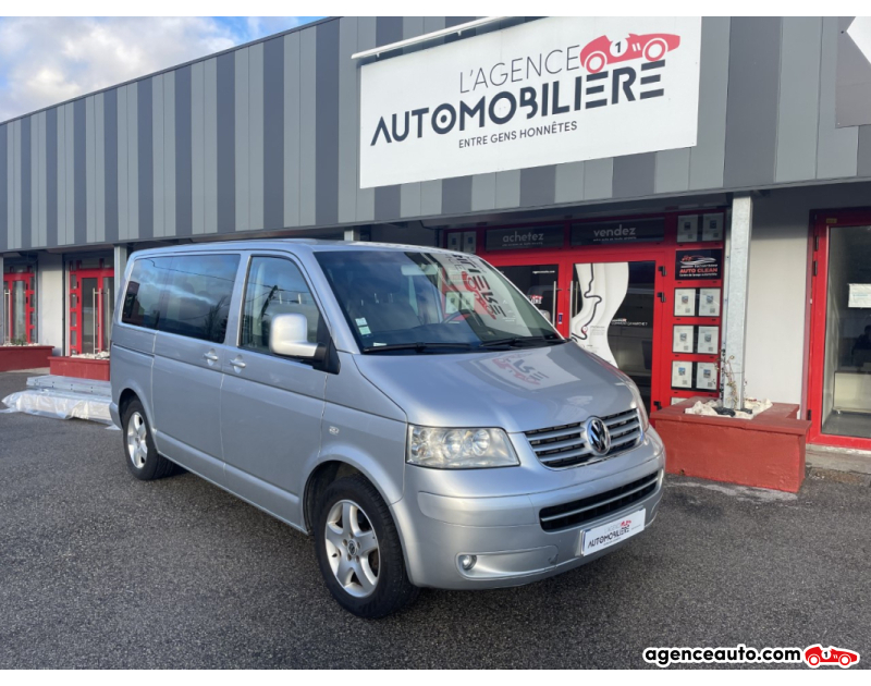 Achat voiture occasion, Auto occasion pas cher | Agence Auto Volkswagen Transporter T5 MULTIVAN 2.5 TDI 174 cv Gris Année 2005 Manuelle Diesel